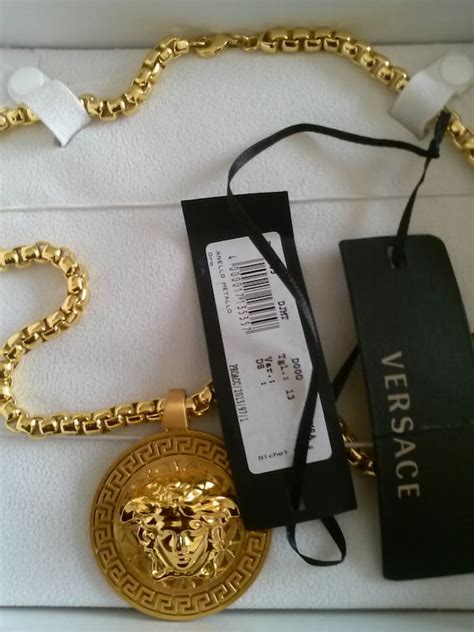 versace chain replica|authentic versace jewelry.